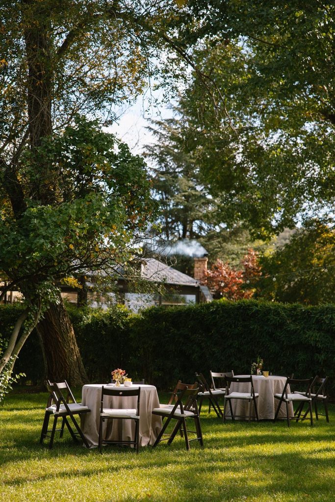 exteriores de una boda celebrada en primavera